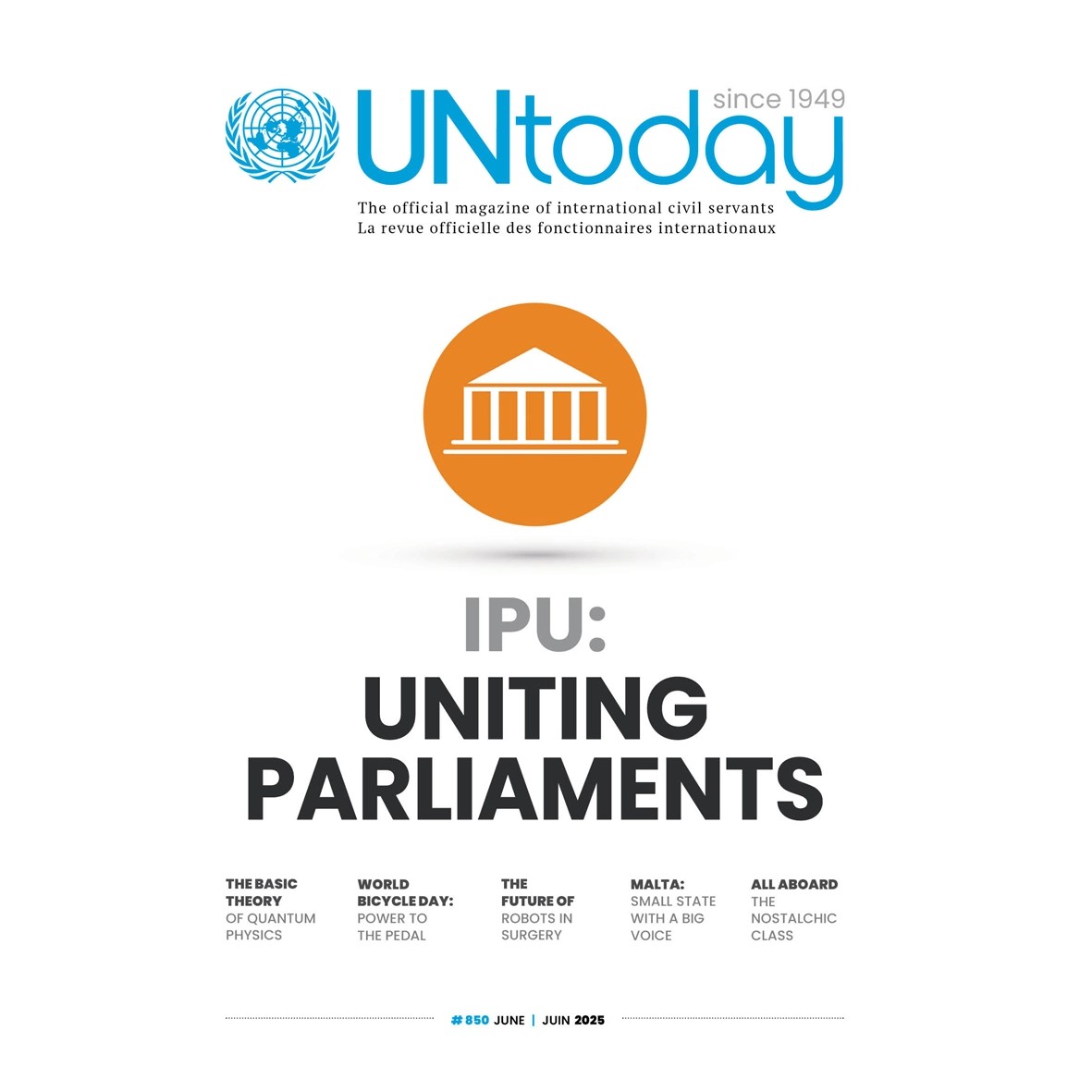 UN Today (@un_today) on Twitter photo Read our June magazine live on our website now! untoday.org/june-2025/
This month, we take a deep-dive into the <a href="/IPUparliament/">IPUparliament</a> to look at how parliaments can work in this age of extreme polarization.
Special thanks to our contributors for their work on this edition. Read our June magazine live on our website now! untoday.org/june-2025/
This month, we take a deep-dive into the <a href="/IPUparliament/">IPUparliament</a> to look at how parliaments can work in this age of extreme polarization.
Special thanks to our contributors for their work on this edition.