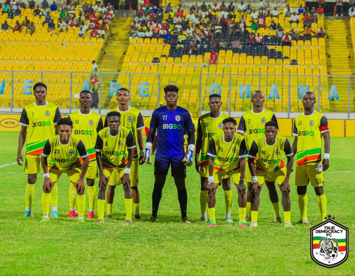 Who makes the selection for True Democracy FC's last game of the season?