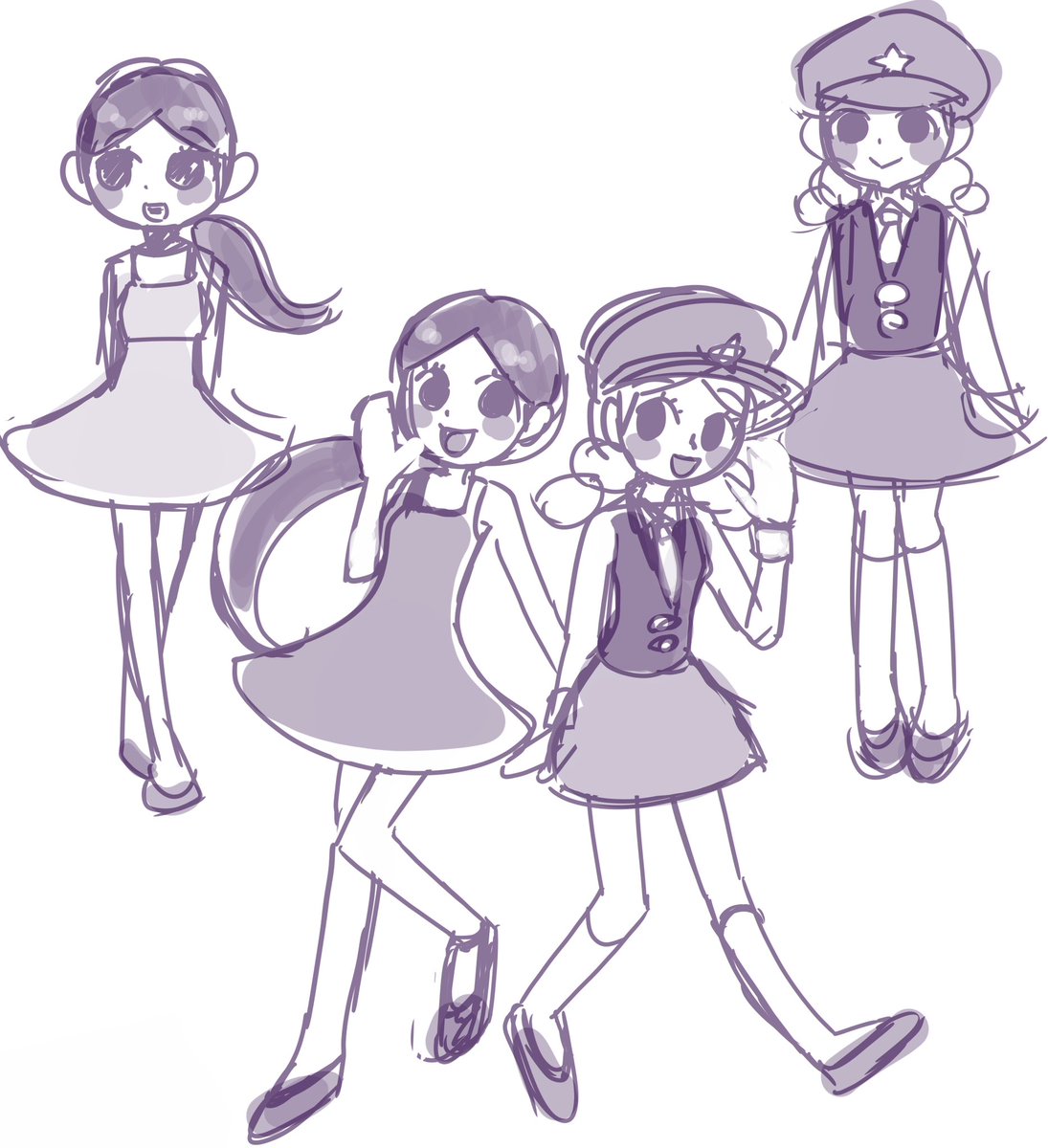 Motigomer's tweet image. 今日のゆるらくがき