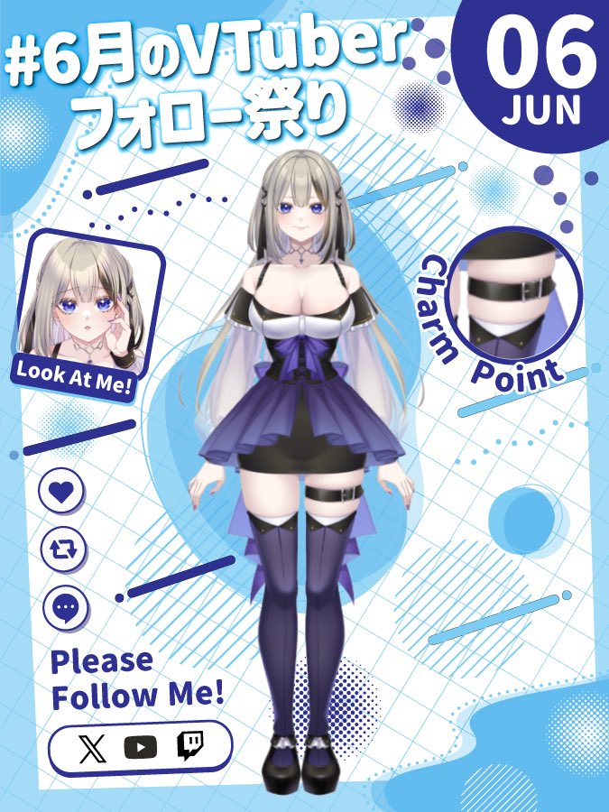 morpho_88's tweet image. ✨️#6月のVTuberフォロー祭り ✨️
みんなと笑える日常を🌟
完全個人勢Vtuberです❕
🦋パワフルハスキーな歌声🎶
🦋デビュー1ヶ月の新人
🦋綺麗さと可愛さを兼ね備えたビジュ✨
全反応巡回させていただきます💫
お友達も大大大募集です💍
#このVTuber見逃していませんか