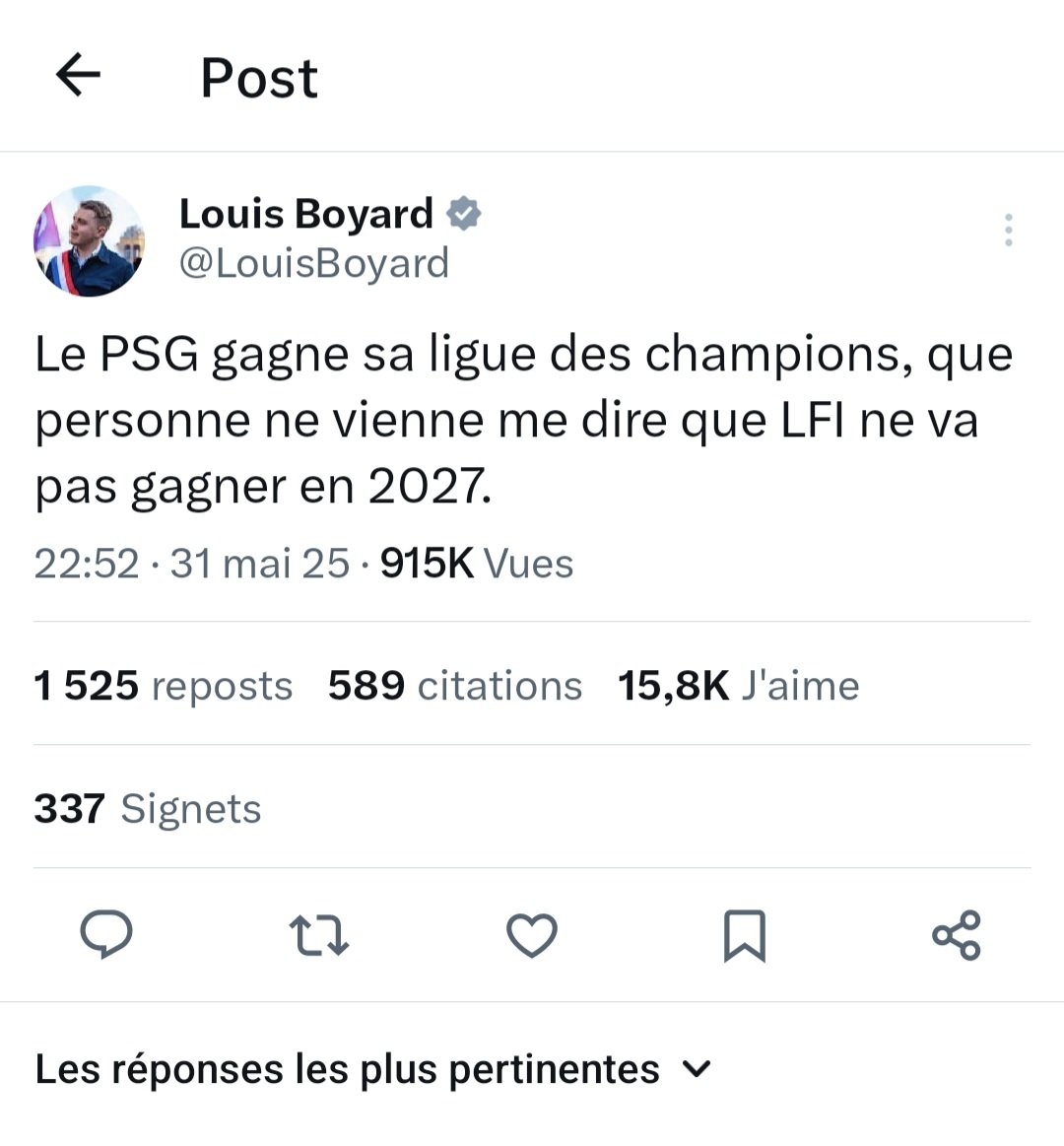 Les deux tweets les plus gênants de la soirée :