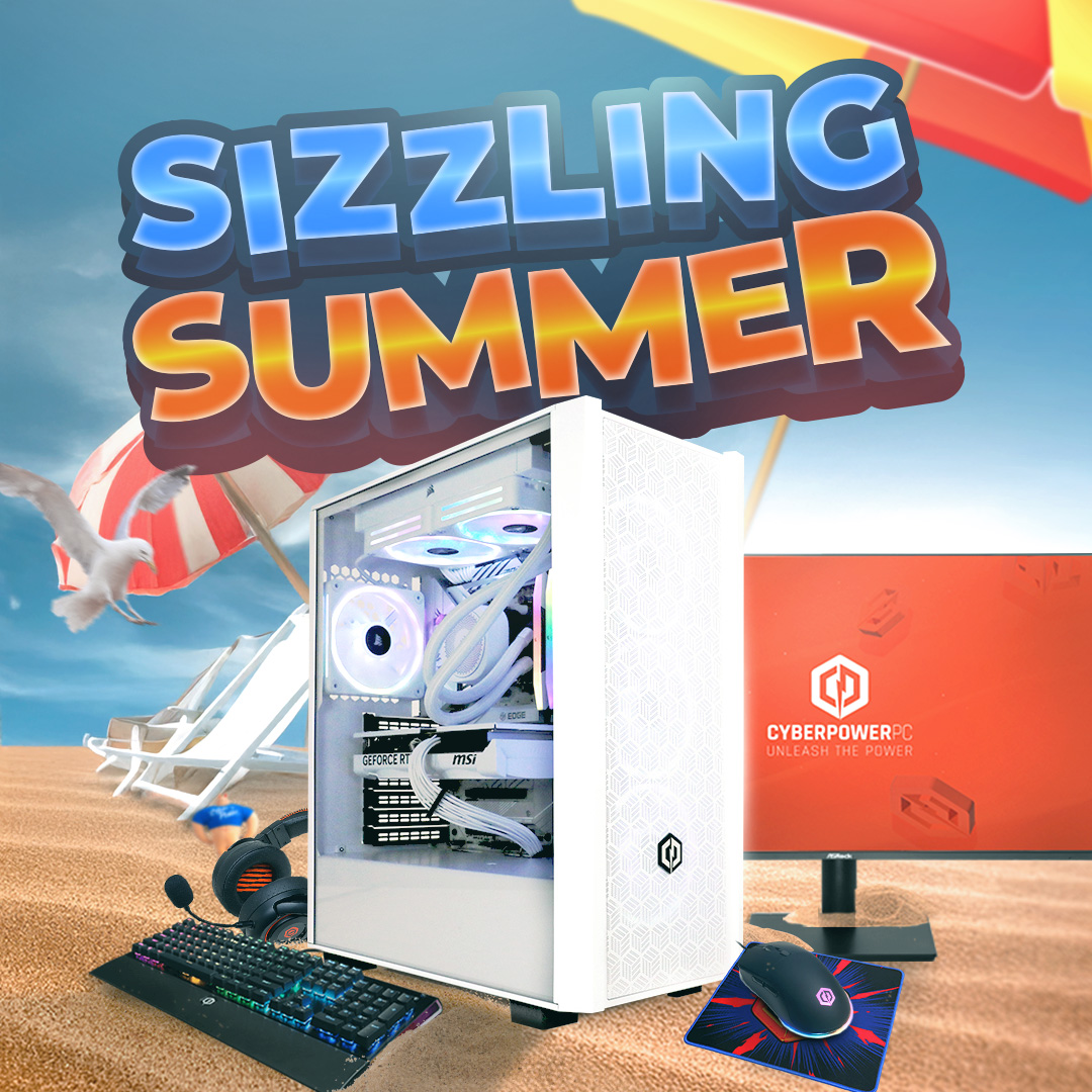 CyberPowerPC_UK's tweet photo. ☀️ SIZZLING SUMMER DEALS ARE HERE 🔥
Hot weather, even hotter PCs. Save big on high-performance gaming rigs, ready to dominate your summer sessions. 💻🎮

👉 Grab a deal before they melt away:
https://t.co/LCGwa7pevx

#CyberPowerPCUK #SummerDeals #GamingPC #PCSale #CustomBuild #PCGaming