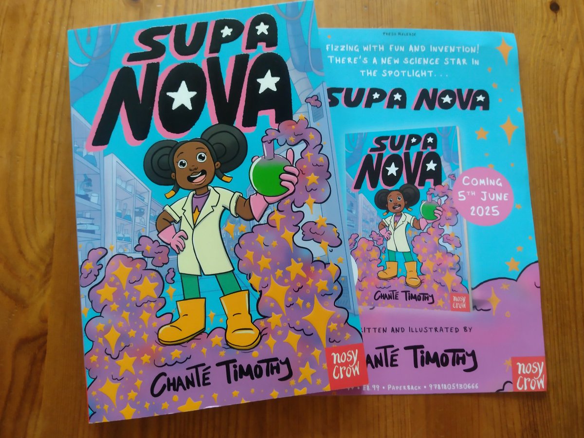 Have been away to Belgium for a bit and am now catching up on some reading. Supa Nova from <a href="/NosyCrow/">Nosy Crow</a> is a lovely GN with a strong eco and 'can do' message. Younger readers will love the story and it's a great way to introduce graphic novels. I have a feeling it'll be v popular ❤️