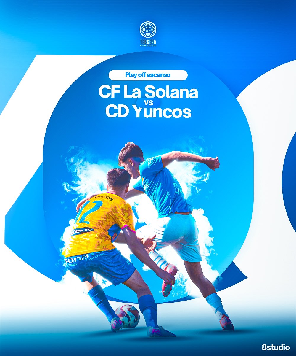 🎯 𝐎𝐛𝐣𝐞𝐭𝐢𝐯𝐨: 𝐓𝐞𝐫𝐜𝐞𝐫𝐚 𝐑𝐅𝐄𝐅 CF La Solana ⚔ CD Yuncos |  𝐏𝐥𝐚𝐲 𝐨𝐟𝐟 𝐝𝐞 𝐚𝐬𝐜𝐞𝐧𝐬𝐨 📍 La Moheda 🎨 @Rub8n1