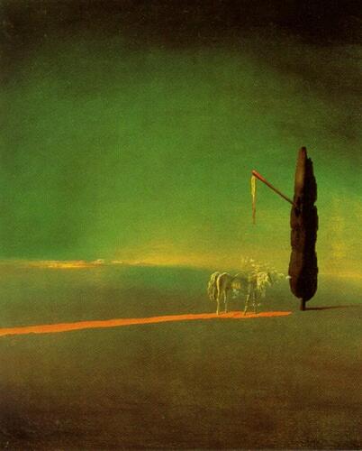 Eclipse and Vegetable Osmosis, 1934 #artbots #dali