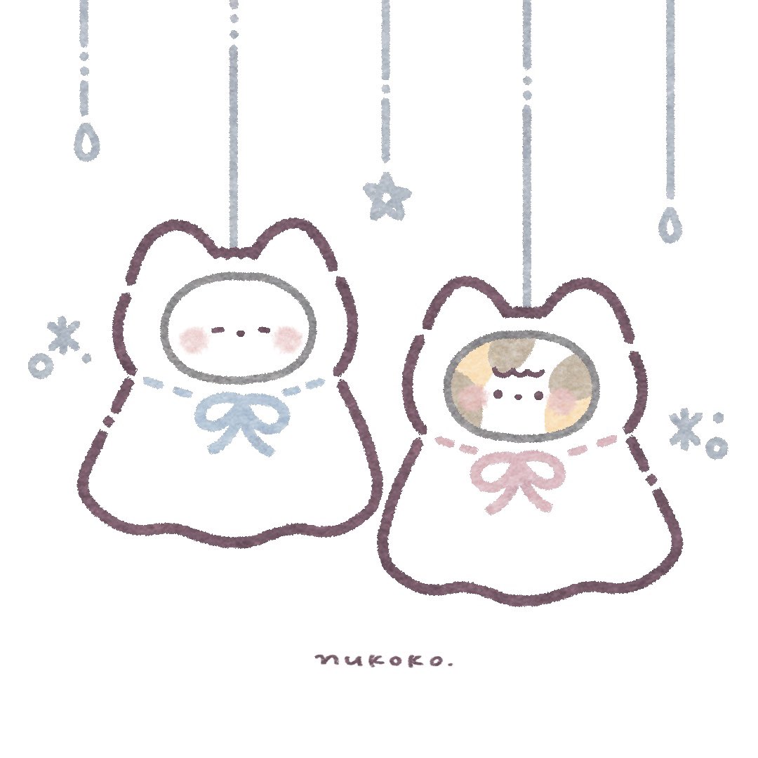 ここねページ 簡易イラストオーダー 6月の壁紙ぜひ使ってねー！🐱☔️ あした天気になぁれ