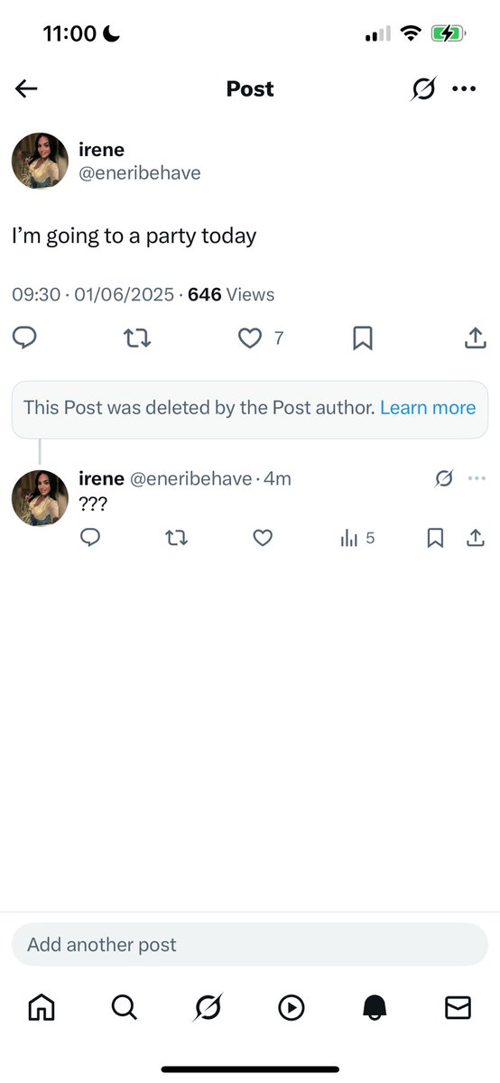 This man has been leaving horrible replies to me trying to get my attention for days then deletes as soon as I respond 😂😂 silly sausage