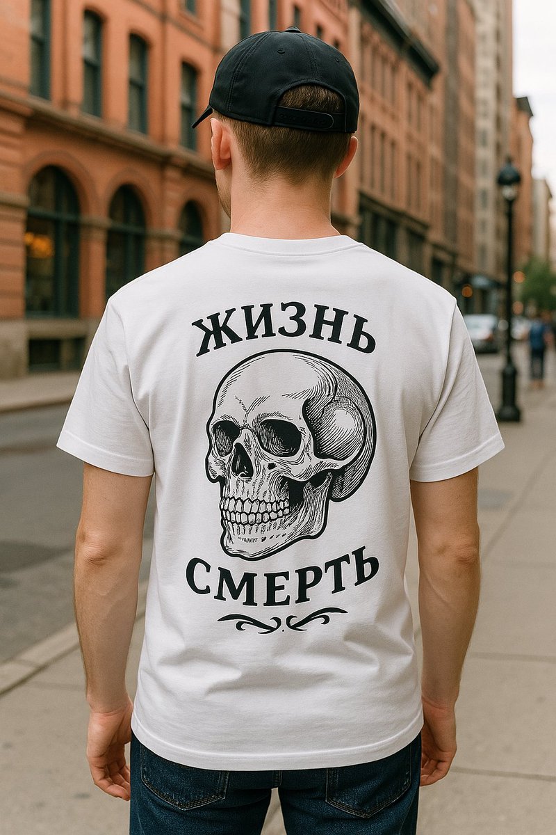 💀 Life &amp; Death. A statement in every stitch. 💀

The ЖИЗНЬ / СМЕРТЬ Tee blends raw streetwear aesthetics with bold philosophy—perfect for those who embrace the contrast of existence.

🔗 Grab yours now: etsy.com/uk/listing/431…

 #EtsySeller  #Streetwear #GraphicTee #EtsyShop