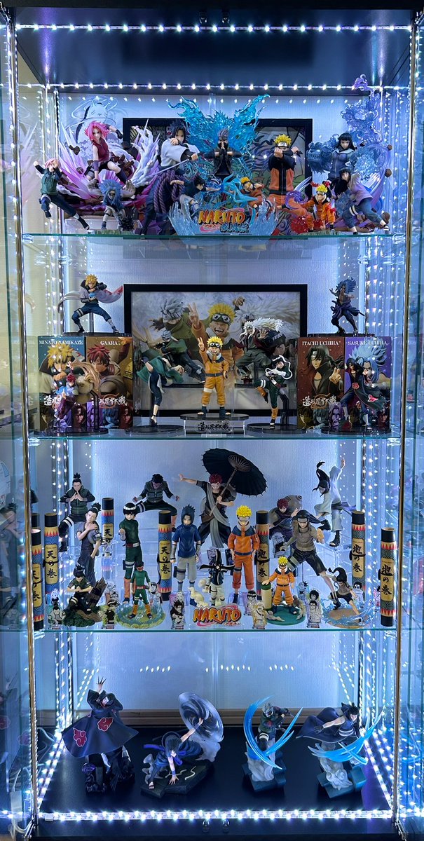 NARUTO ナルト ディスプレイ まとめ売り フィギュア タイトルロゴ