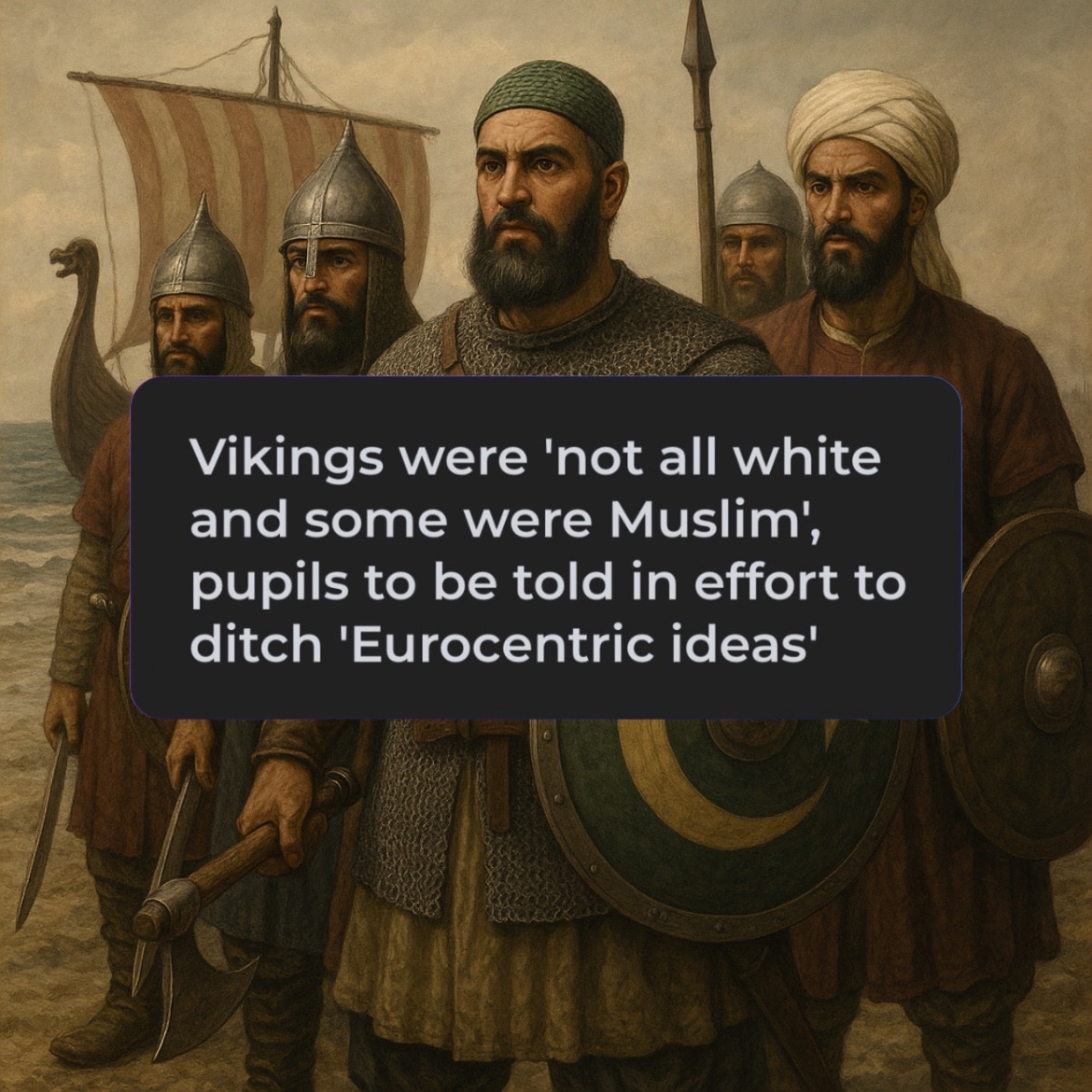 🚨 NEW: British pupils are being taught that Vikings were “not all white” and that “some were Muslim” — in an effort to ditch “Eurocentric ideas” in the curriculum

This isn’t history. It’s ideological propaganda.

They’re rewriting the past to erase Britain’s identity.