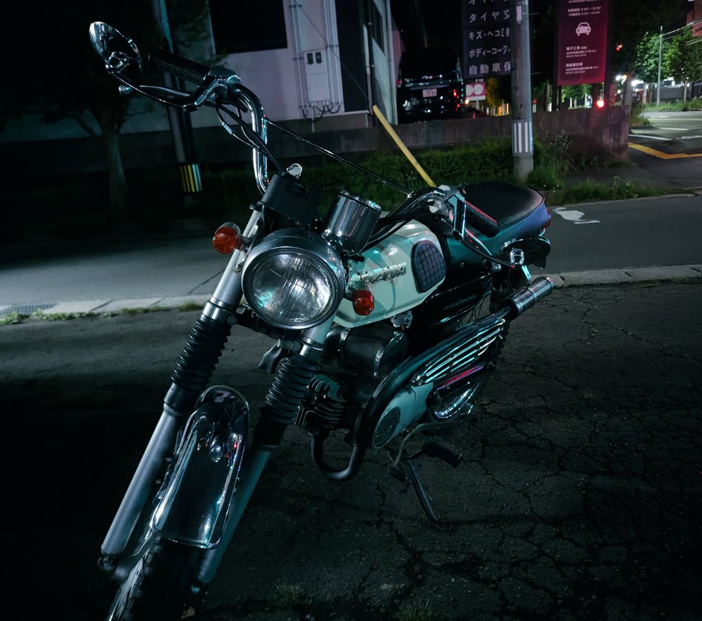 KickmeSR400's tweet image. 原付三姉妹、末娘のコレダスクランブラー、色々課題を残しつつも公道復帰完了です(泣)

何気に初のSUZUKI車

#バイク #コレダ #SUZUKI