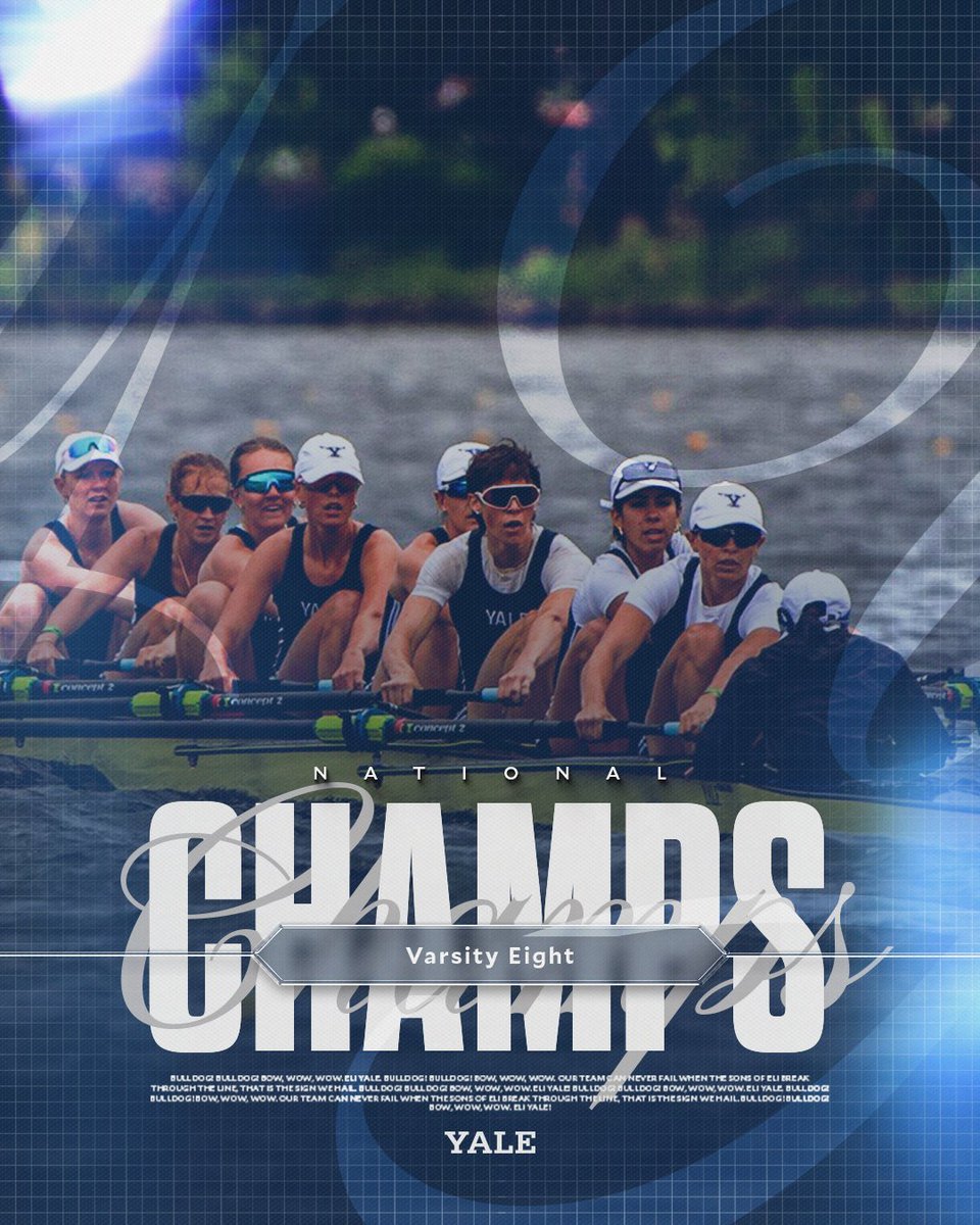 For the first time since 2010, the Bulldogs' varsity eight are national champions!🏆

#ThisIsYale