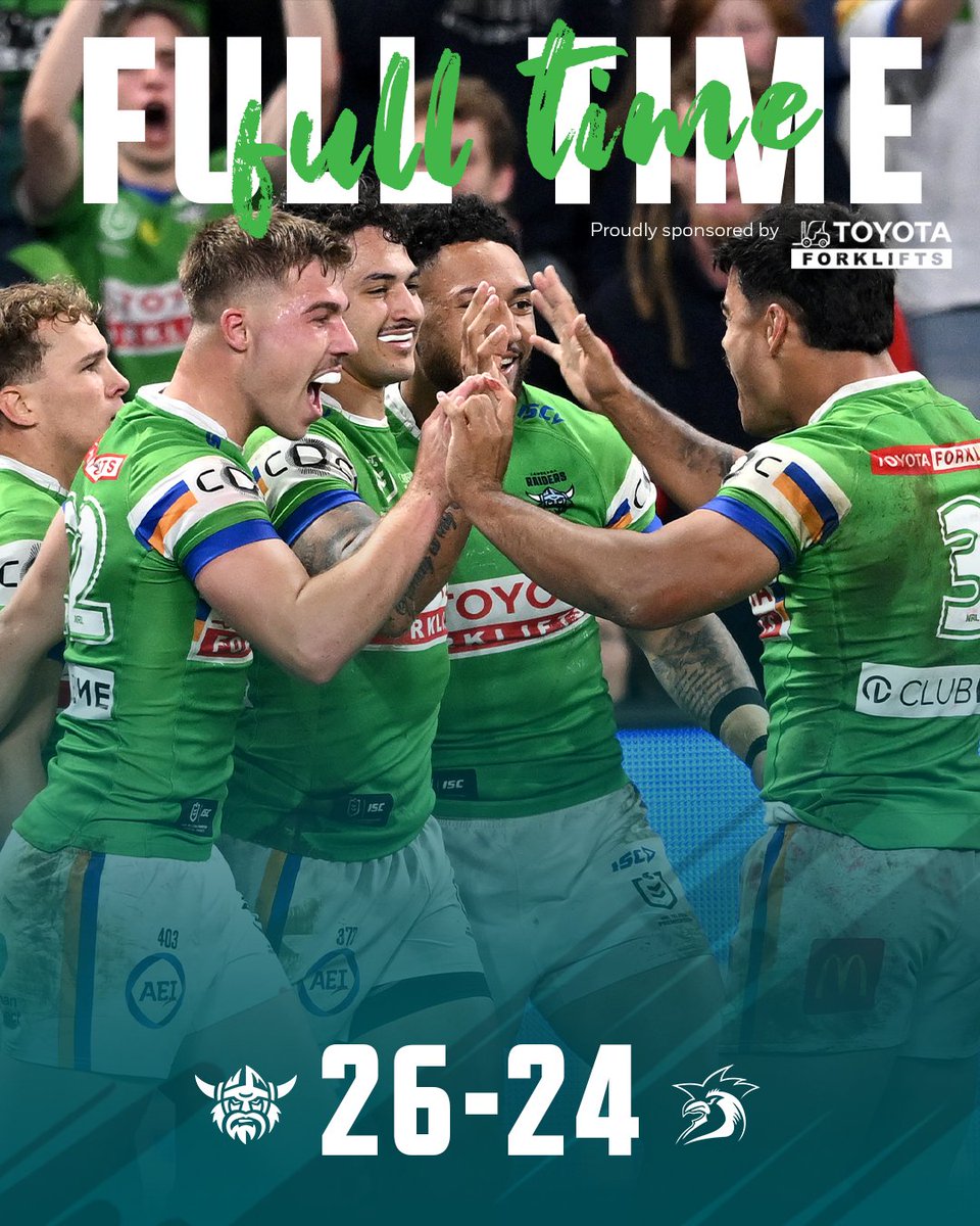 RaidersCanberra's tweet image. Another One 😤

#WeAreRaiders #ForkYeah