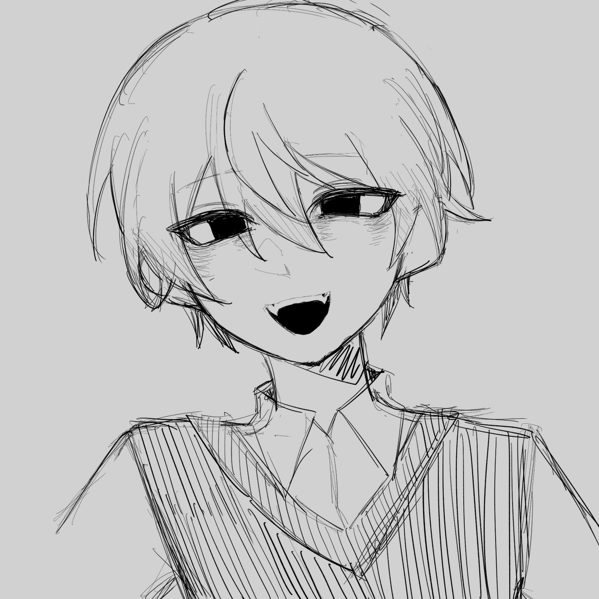 ⚠️キャラ崩壊・闇⚠️  絶望顔つめつめ