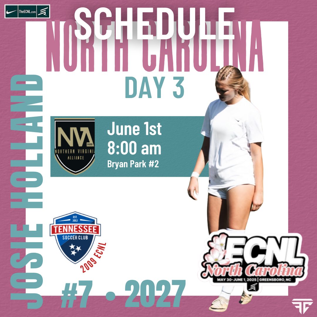 Last game, finishing off strong!! come and watch⬇️⬇️ #ECNLNC 
<a href="/TravisFravel/">Travis Fravel</a> <a href="/TheSoccerWire/">SoccerWire</a> <a href="/TSC09GECNL/">Tennessee SC 09G ECNL</a> <a href="/ECNLgirls/">ECNL Girls</a> <a href="/ImCollegeSoccer/">College Soccer Truth ™</a> <a href="/TopDrawerSoccer/">TopDrawerSoccer</a>