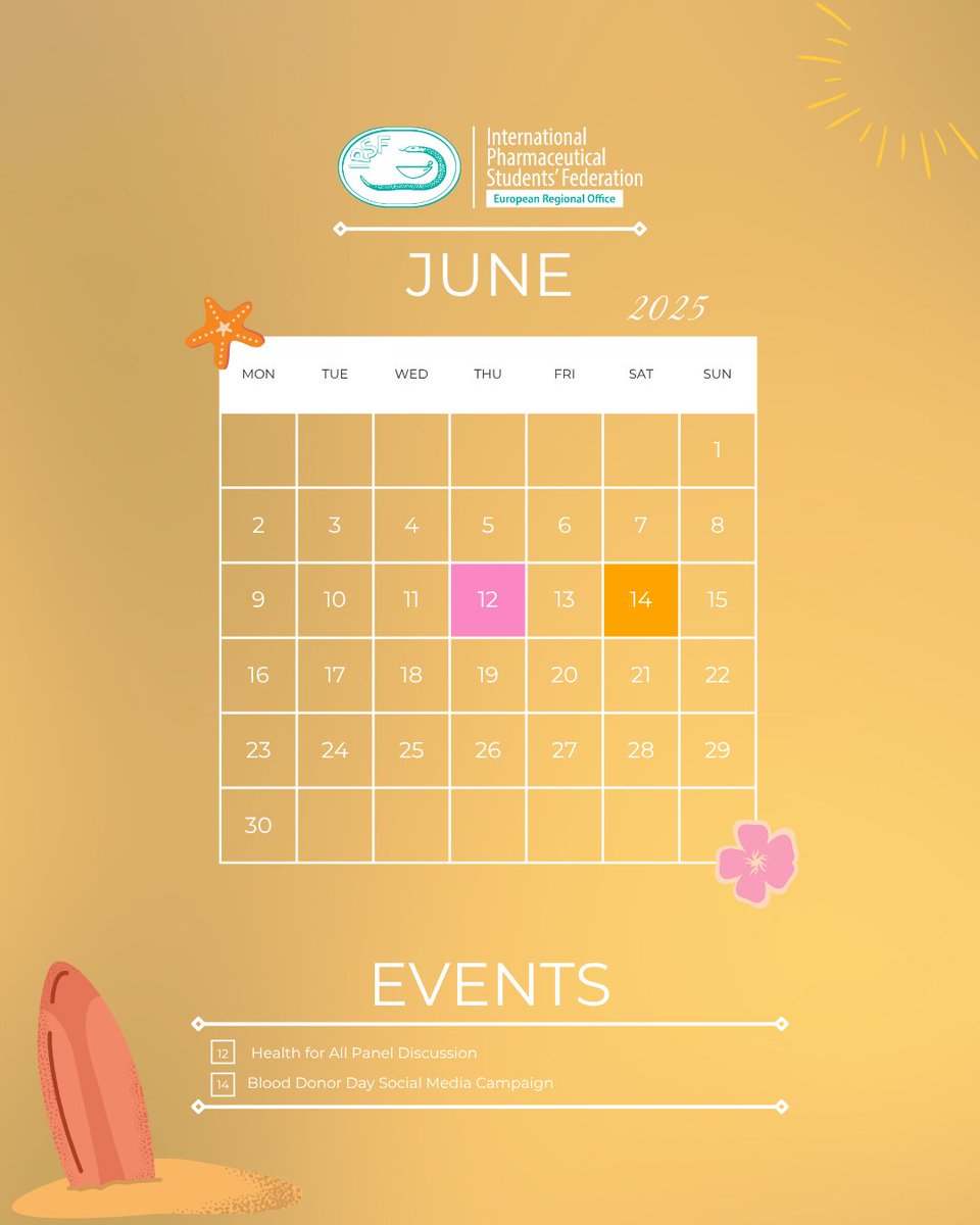 ☀️ Hello June! 🌸
We're stepping into summer with impactful initiatives! 🌍💉
🗓️ Mark your calendars:
🔹 12 June – Health for All Panel Discussion 🩺✨
🔹 14 June – World Blood Donor Day Social Media Campaign ❤️🩸