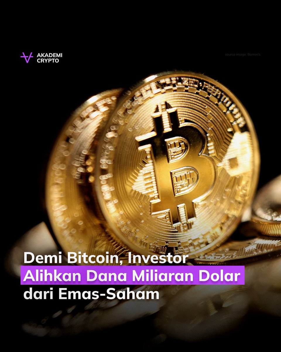 Exchange-Traded Fund (ETF) Bitcoin yang terdaftar di AS mencatat arus masuk  bersih sekitar US$9 miliar dalam lima minggu terakhir, sementara dana yang  didukung emas mengalami arus keluar lebih dari US$2,8 miliar, menurut