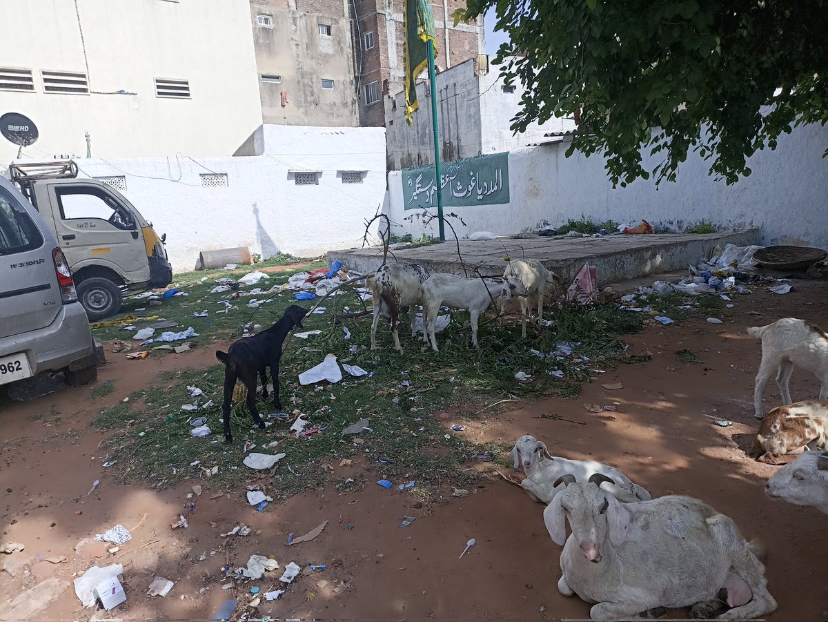 MirhasanaliRaz2's tweet photo. @CommissionrGHMC area not cleared properly area noor Khan bazar chaman https://t.co/KbTCTmLUnw