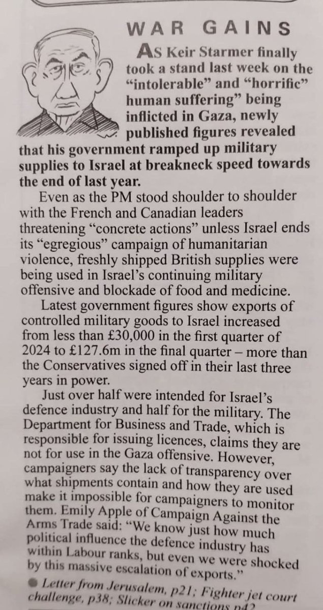 William Dalrymple (@dalrymplewill) on Twitter photo In the absence of any spine in taking on Israeli Gaza atrocities in most of our media, it is left to <a href="/PrivateEyeNews/">Private Eye Magazine</a> to reveal this sort of information that would once have received in depth coverage <a href="/BBCPanorama/">BBC Panorama</a> & Sunday Times Insight. Even now when the true scale of the Gaza In the absence of any spine in taking on Israeli Gaza atrocities in most of our media, it is left to <a href="/PrivateEyeNews/">Private Eye Magazine</a> to reveal this sort of information that would once have received in depth coverage <a href="/BBCPanorama/">BBC Panorama</a> & Sunday Times Insight. Even now when the true scale of the Gaza