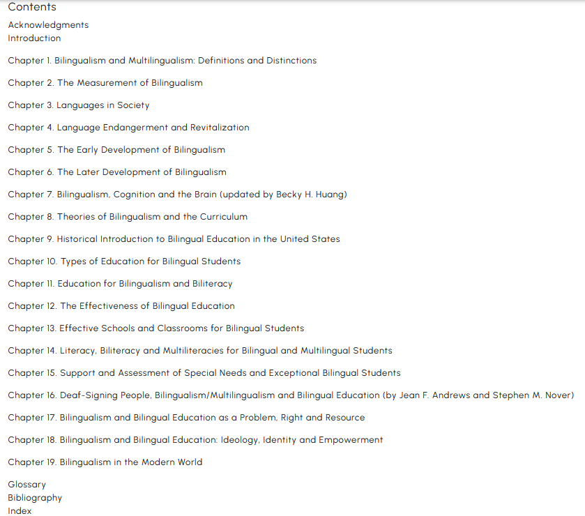 Nova edició (8a) del clàssic manual sobre educació bilingüe i bilingüisme de Wright &amp; Baker:
Foundations of Bilingual Education and Bilingualism
multilingual-matters.com/page/detail/?K…