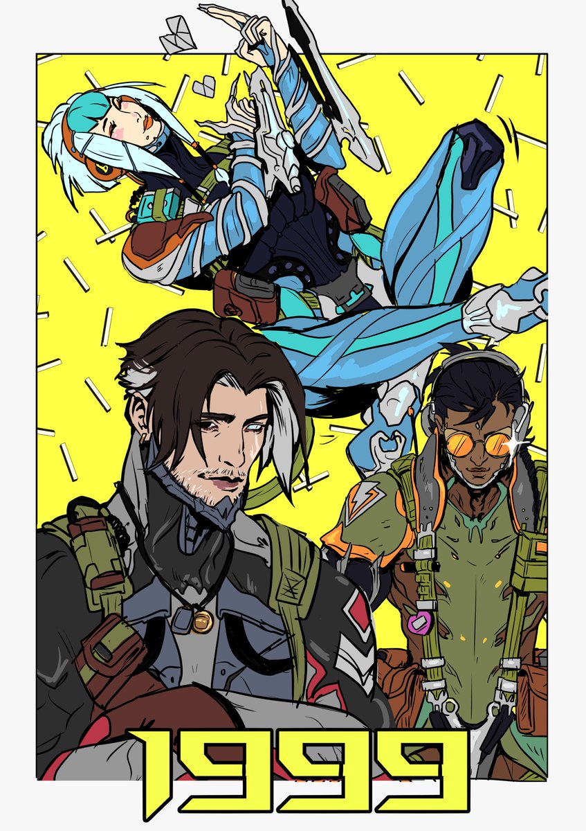 tbgkaru's tweet photo. Art made for my new fan merch limited run~
#tennocreate #Warframe1999 https://t.co/dA3LfVVOUW