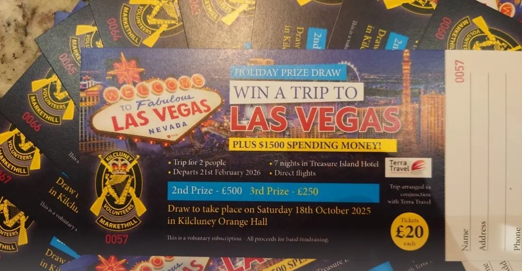 kvfb49's tweet photo. Tickets now available for the Holiday Prize Draw 🇺🇸 🎰 ☀️ Contact any band member or send us a message https://t.co/ghPmGbucvs