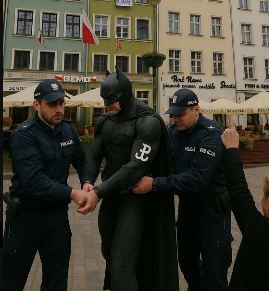 obibok_poland's tweet photo. Idę głosować za uwolnieniem #Batmana! https://t.co/9nhhAYaPH5