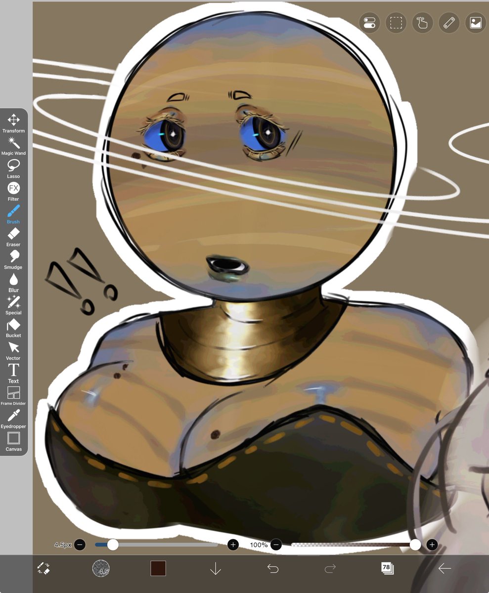 Onix_thebest's tweet photo. Fanart for @crying_anabell I love their staurn sm💔
#solarball https://t.co/F714Xzx9YG