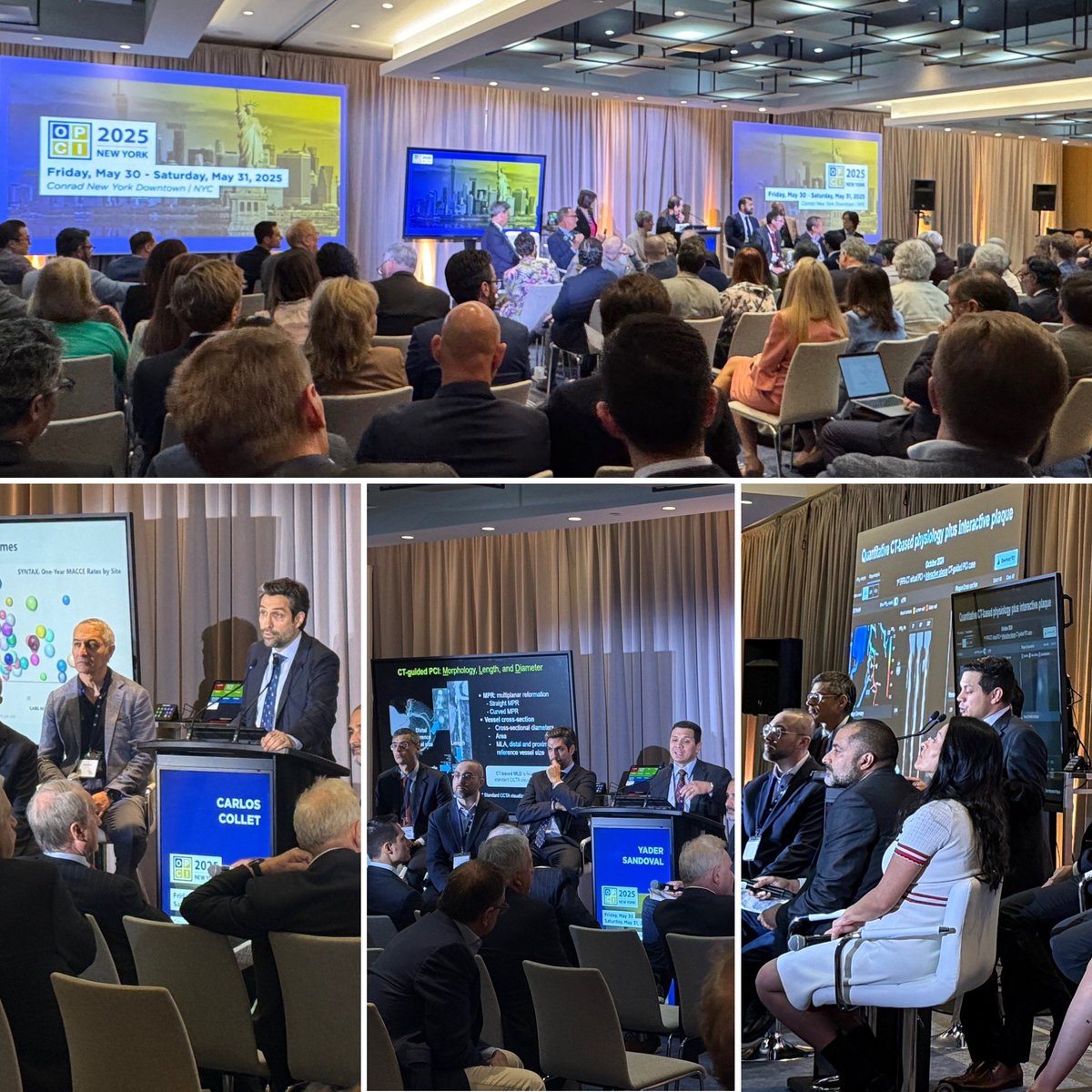 Great discussions at <a href="/OPCILive/">OPCI</a> in NYC this weekend on the latest in coronary interventions including emerging opportunities (and potential challenges &amp; barriers) with CT-guided PCI. We need more data, more education, implementation science, and purpose-built applications that