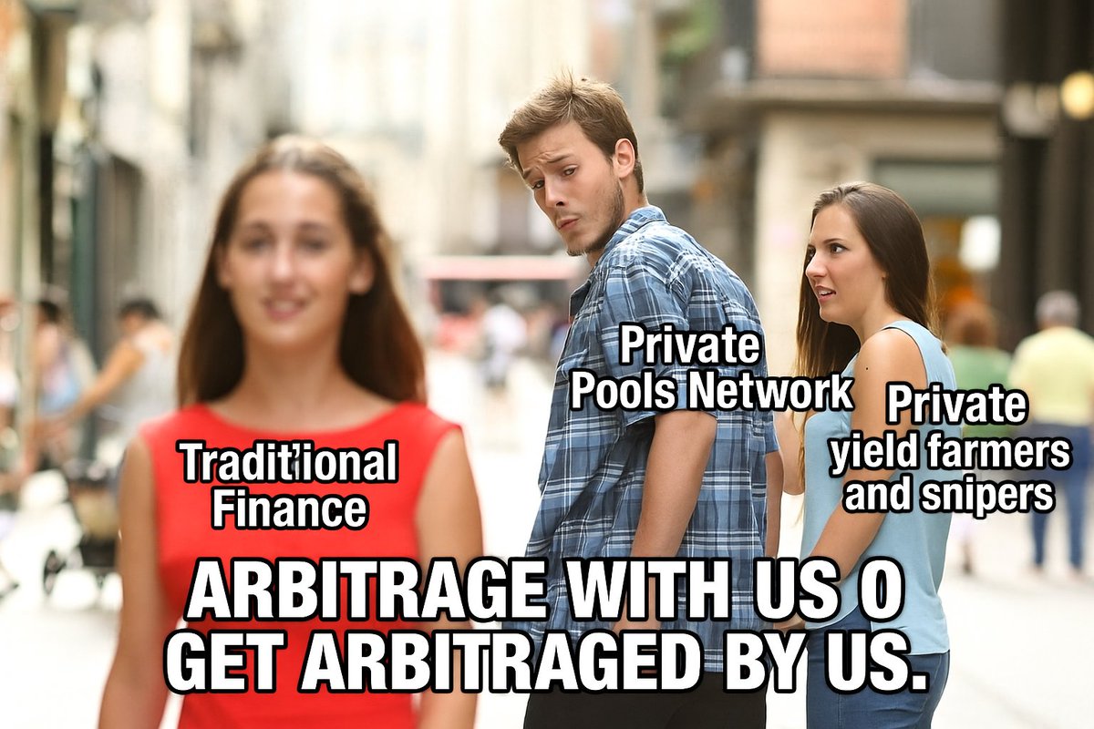 LESICILIEN6237's tweet image. Arbitrage with us or get arbitraged by us !
@PrivatePoolDeFi

#PrivatePool