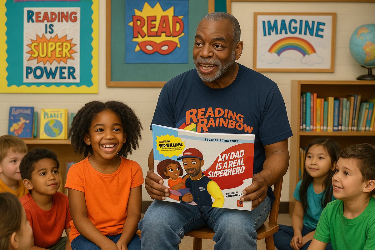 afuturesuprhero's tweet image. I need this photo to happen in real life . Without him the thought of making my book (My Day Is a Real Superhero )
probably wouldn’t have happened. Someone tell @levarburton I said thank you. Sponsor a student below
yuriwilliams.com/products/spons…