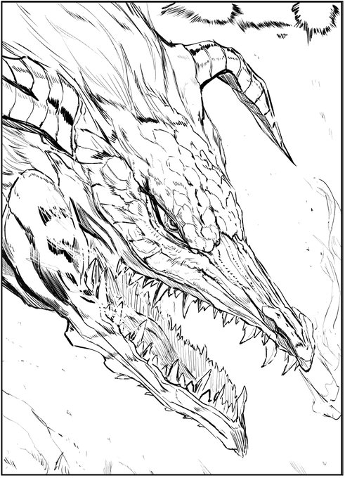 新ペンの触感試し用ドラゴンさん 