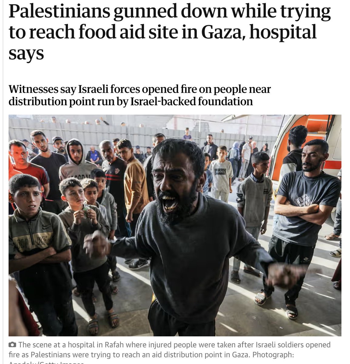 Truly shocking. And the "Democratic Liberal West" continue to do NOTHING, yet finds it so easy to damn and sanction their "enemies" who do half as much!  theguardian.com/world/2025/jun…
