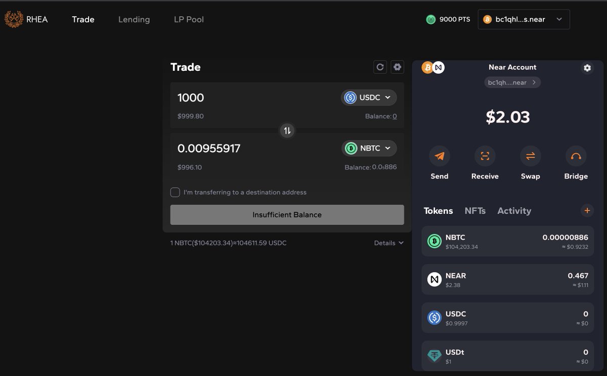 AVB (@avbnear) on Twitter photo On Reinvention, Chain Abstraction and Unlocking Bitcoin Native Defi
I don't think that many people realize the incredible feat <a href="/rhea_finance/">Rhea Finance</a> is quietly pulling off... Let's unpack some of the geeky details for some Sunday amusement
Rhea is now serving two traditionally On Reinvention, Chain Abstraction and Unlocking Bitcoin Native Defi
I don't think that many people realize the incredible feat <a href="/rhea_finance/">Rhea Finance</a> is quietly pulling off... Let's unpack some of the geeky details for some Sunday amusement
Rhea is now serving two traditionally