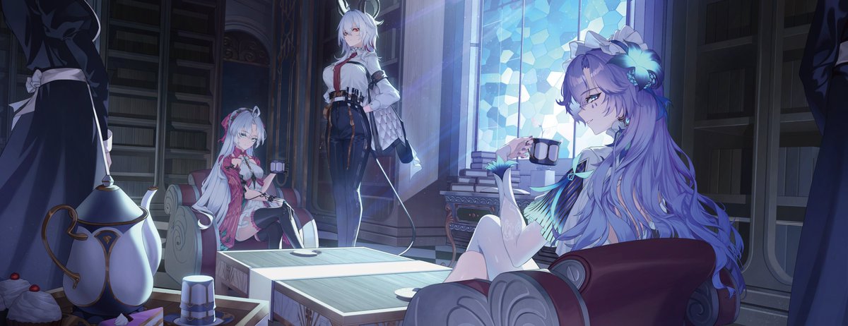 spoiled_AP's tweet image. #WutheringWaves #Wuwafanart #WuWa #명조
Tea time