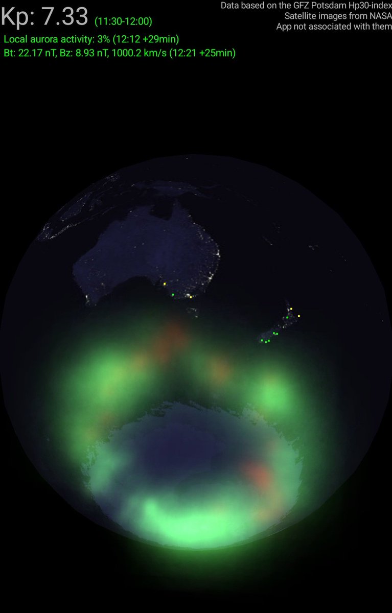 Many #aurora observations down under today. #southernlights #auroraaustralis