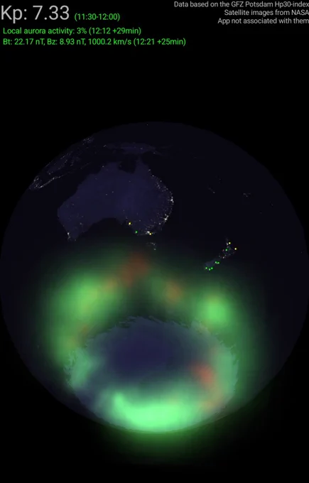 Image from AuroraNotifier (@aurora_notifier)