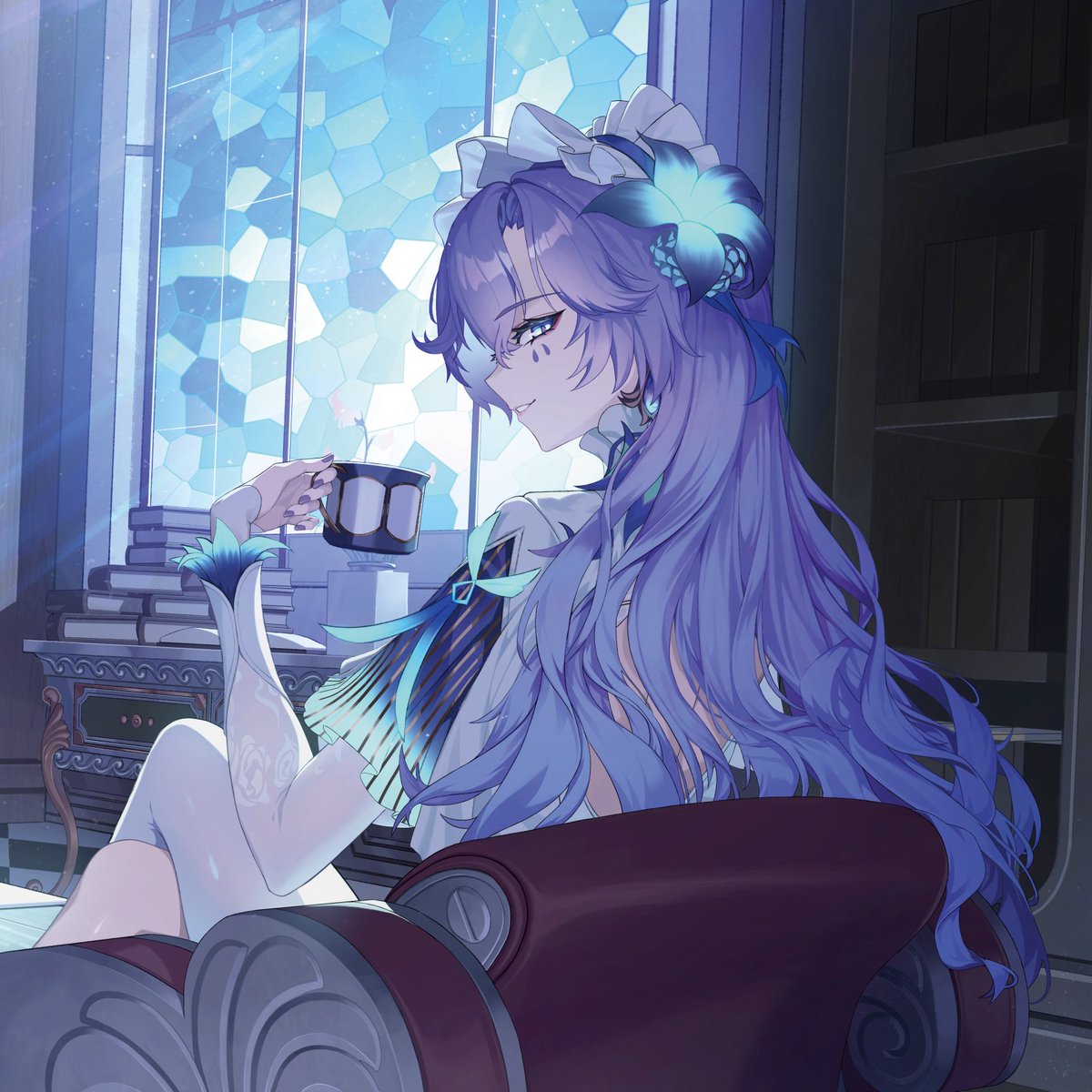 spoiled_AP's tweet image. #WutheringWaves #Wuwafanart #WuWa #명조
Tea time