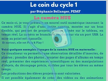 À lire nouvel article : la caméra HUE <a href="/Easytis/">Easytis</a> <a href="/huecamera/">Hue Camera</a> et ses nombreuses utilisations possibles en #cycle1 📷Un outil polyvalent pour la classe #maternelle À découvrir dans la lettre départementale <a href="/AcademieNice/">Académie de Nice</a> #caméraHUE #Numérique