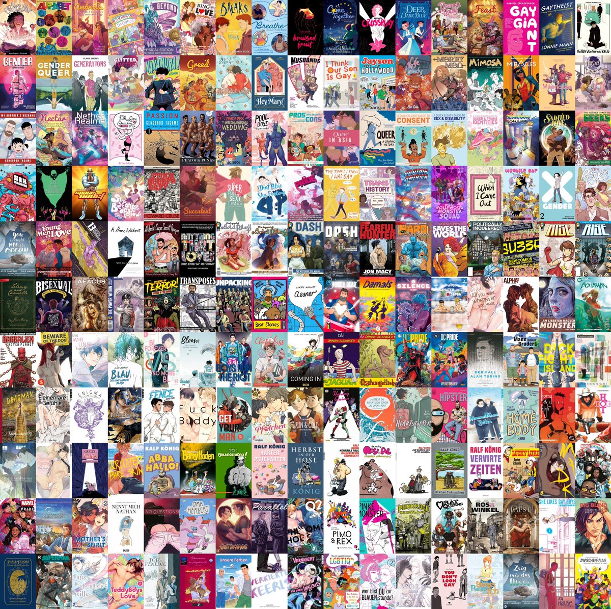 Fusselschwarm (@fusselschwarm) on Twitter photo With #PrideMonth starting today we would like to let you know that we have currently 180 (non furry) comics (stand alone titles and series, in English AND German) in stock and ready to ship. More than 270(!) individual titles in toal!๐คฉ๐ณ๏ธโ๐
Find them here: fusselschwarm.net/QueerComixCon With #PrideMonth starting today we would like to let you know that we have currently 180 (non furry) comics (stand alone titles and series, in English AND German) in stock and ready to ship. More than 270(!) individual titles in toal!๐คฉ๐ณ๏ธโ๐
Find them here: fusselschwarm.net/QueerComixCon