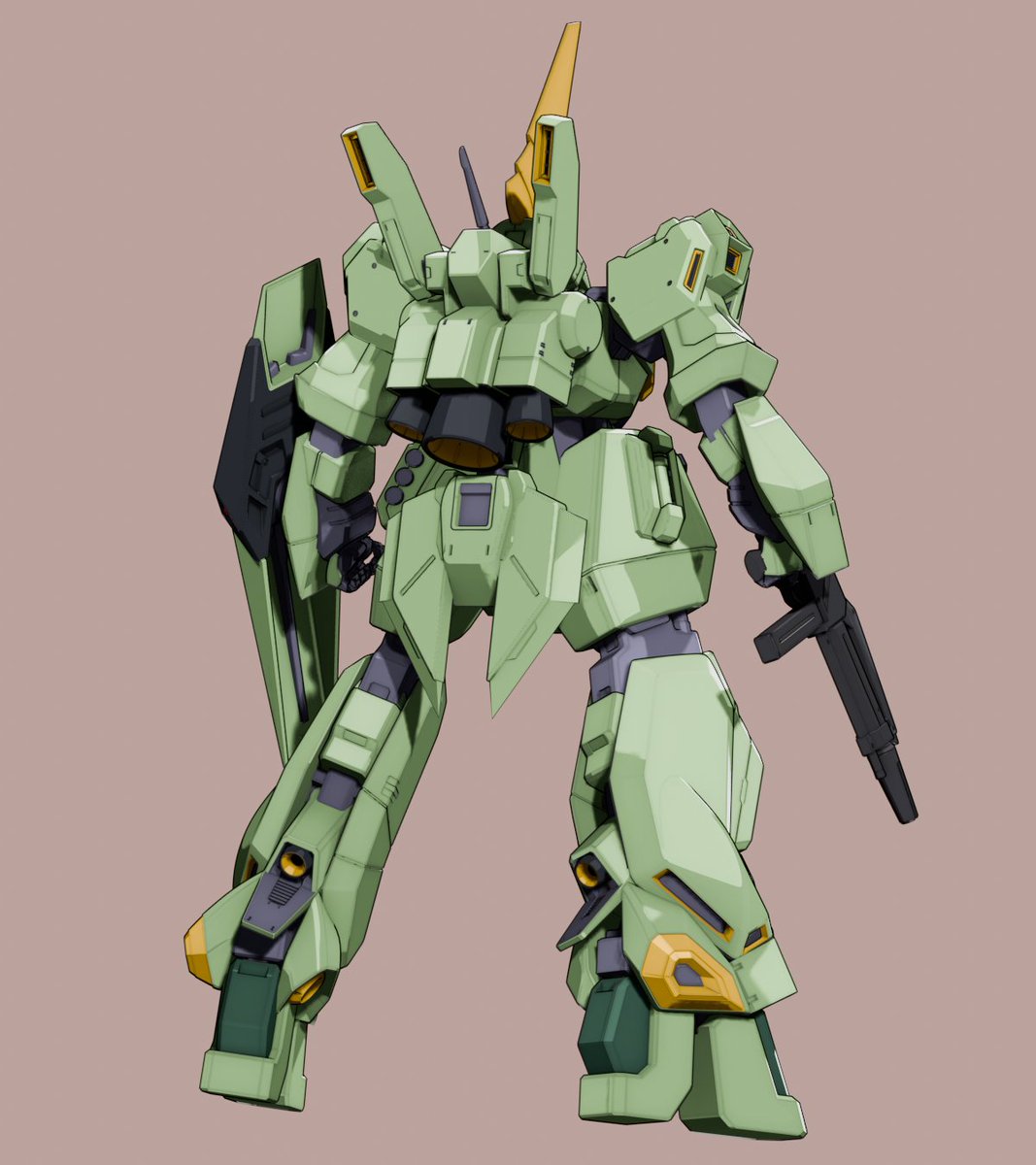 Hiata_Arts's tweet image. バーザムJ型！！  
#AOZ #Blender #3DCG