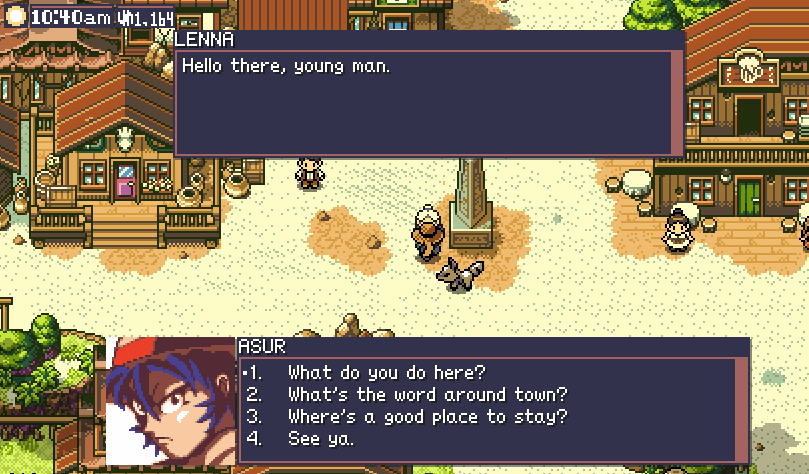 crowns_dev's tweet image. Happy Pride Month from your friends at Studio Aurum! We're still working hard on Sin Eater, and hope to have an update to the demo with some new features and a much-requested change to the dialogue box font out in the next few weeks!
Here's a quick look at it!