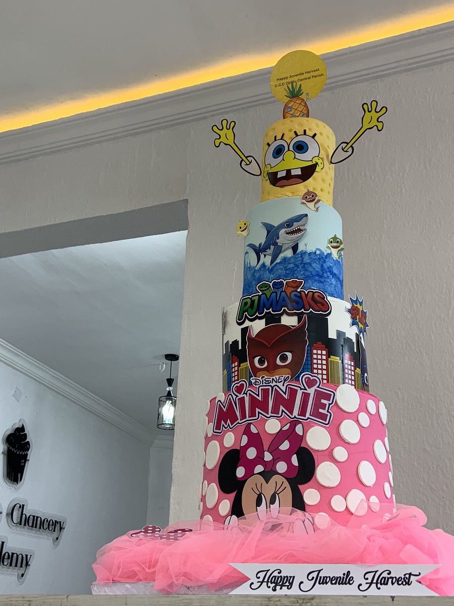 Set up &gt;&gt;&gt; CCC Ojodu Central,Lagos.
Happy Juvenile Harvest to all the children of Celestial Church Of Christ Nationwide.
- Minnie Mouse
- PJ mask
- BabyShark
- SpongeBob SquarePants..
May God of Harvest grant d prayers of those praying for fruit of d womb.
Please retweet 🙏