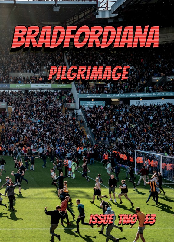 You can buy the latest issue of BRADFORDIANA - a photo zine Of Bradford, About Bradford - at Tiffin Coffee, Wool Exchange (22 Bank Street). Issue #2 'Pilgrimage' features Valley Parade and matchday. #BCAFC #Bradford Online sales and subscriptions from: bradfordiana.net