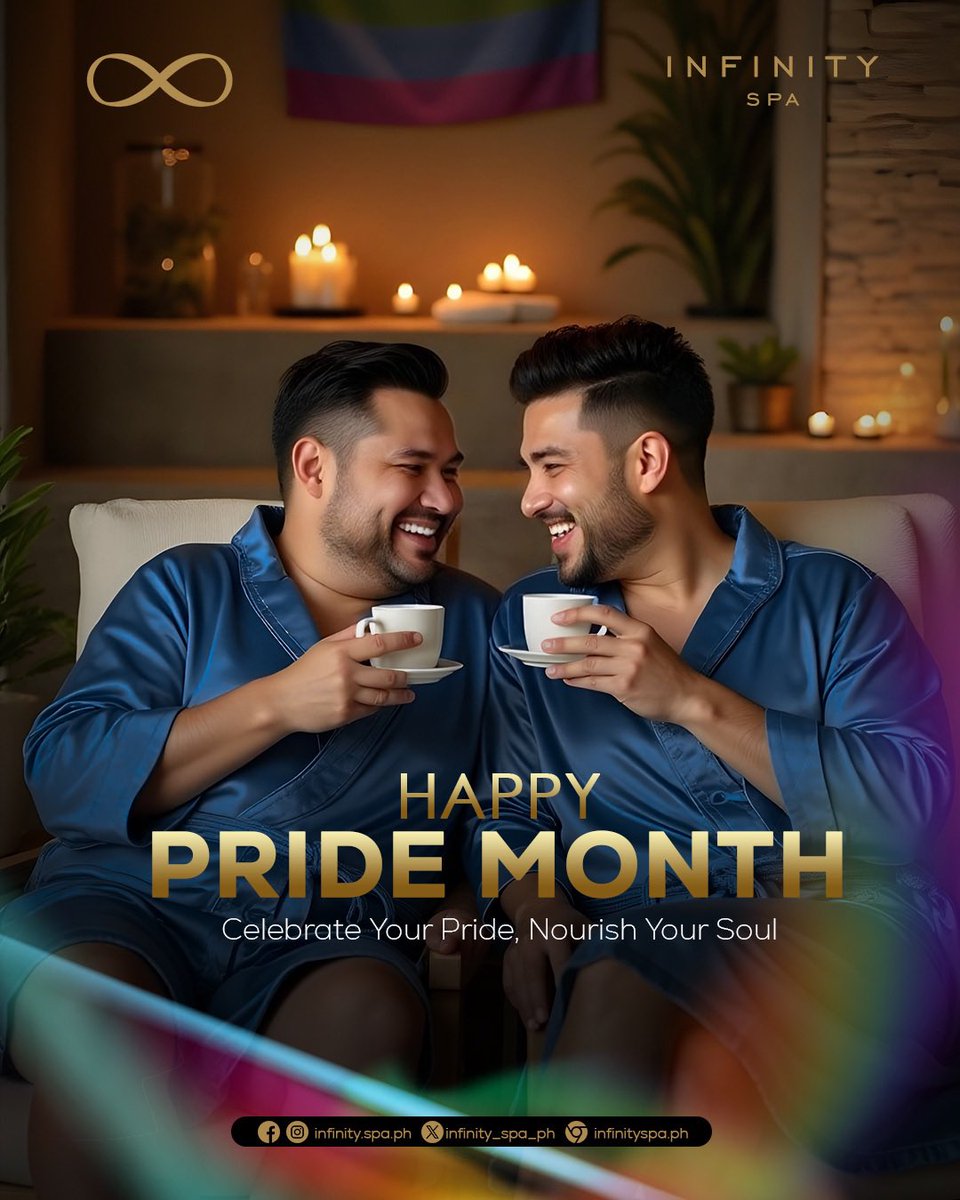 Pride isn’t just about being seen—it’s about being embraced.

Infinity Spa proudly honors every person on the LGBTQIA+ spectrum, including those still gathering the courage to shine.
You’re always welcome here, just as you are. 🏳️‍🌈♾️

#InfinitySpa #HappyPrideMonth2025