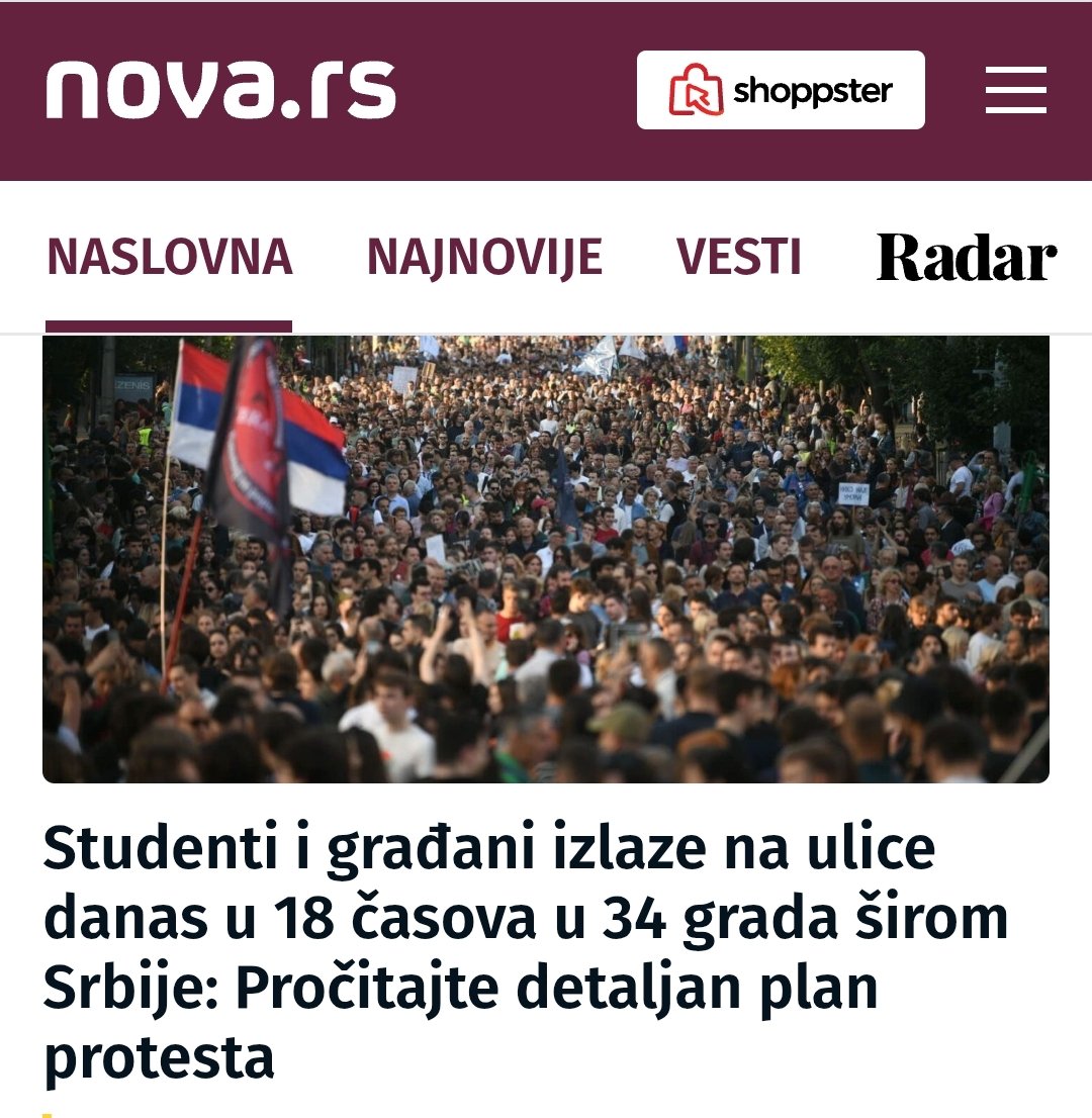 Danas od 18h opet maltretiranje građana od strane blokadera. U Beogradu, blokada Brankovog mosta i Gazele. Bez ikakvog smisla i bez ikakvog cilja. Samo ogoljeno nasilje i teror nad običnim ljudima. Bukvalno nasilje radi nasilja, praćeno životnom filozofijom - može nam se, bahati