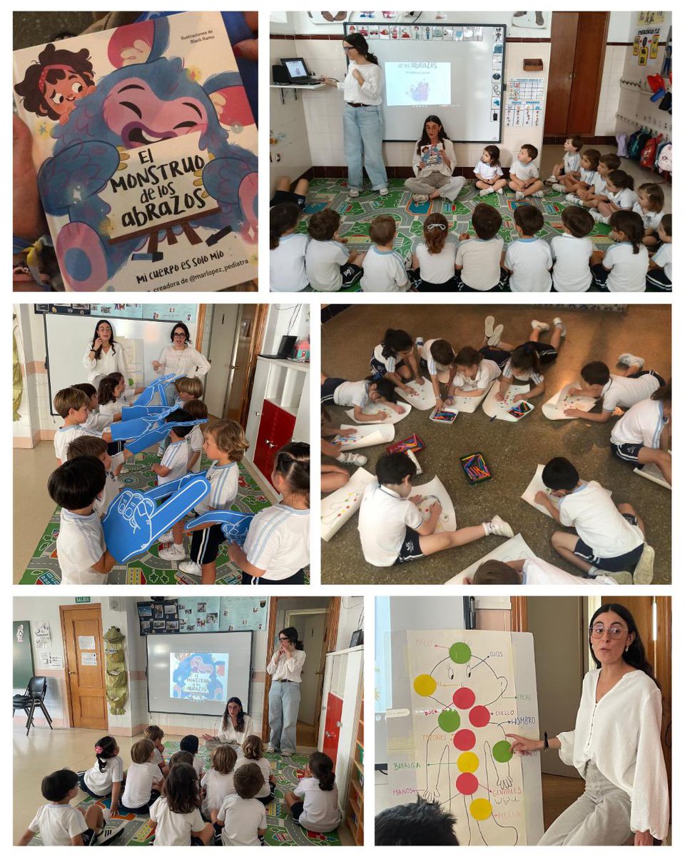 El pasado viernes el alumnado de Infantil realizó un taller de educación afectivo-sexual con @aureumpsicologia.
Trabajaron con el cuento *El monstruo de los abrazos* para fomentar el respeto corporal, el consentimiento y la expresión emocional. 📘❤️

#fundacioneducativajosegras