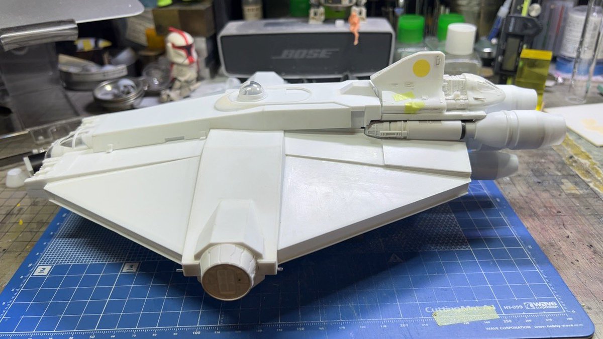 GillesV27t's tweet image. とりあえずエンジン4個形になりました。

#144theghost #ghostphantomII #scratchbuild