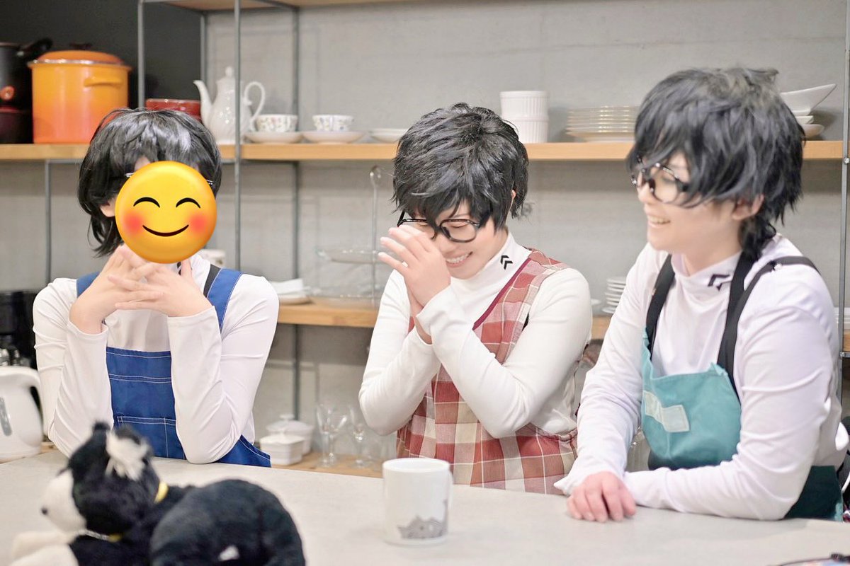 Cosplay/Persona5
主人公

✌Piece✌
※オフショです。
ぺごくんと愉快な仲間たち。エプロン撮影も楽しかった！

主人公→さち　<a href="/CosplaYoru/">依 ☾</a> 　<a href="/P_nuk0/">ぬこ丸</a> 
ジョーカー→<a href="/Rimu_K/">倉瀬理夢</a> 
アルセーヌ→<a href="/hazuki0201/">冥府はづき</a> 

📸→<a href="/horsaholics/">すぺっきお🧸🏢🍁＠予定は4月以降</a> 

#ぺごあつめ0308
#さちコス