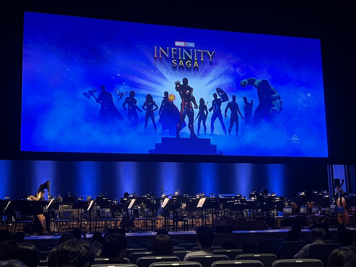 マーベル・スタジオ インフィニティ・サーガ コンサート・エクスペリエンス
指揮 #栗田博文

エンドゲーム で終始号泣(´°̥̥̥̥̥̥̥̥﹏°̥̥̥̥̥̥̥̥ `)